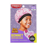 RED by Kiss Kids Satin Bonnet #HJ (6PC)