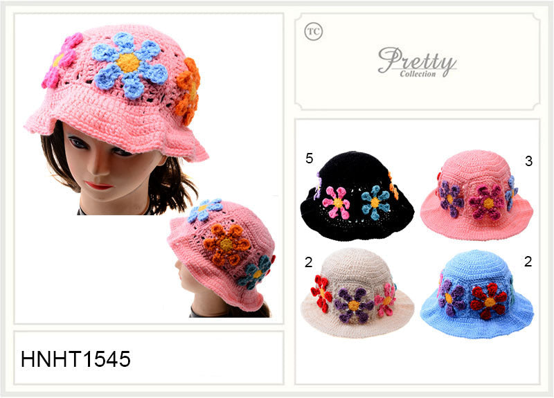 Fashion Crochet Knitted Hats #HNHT1545 (12PC)