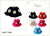 Fashion Crochet Knitted Hats #HNHT1546 (12PC)