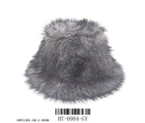 Fashion Fur Bucket Hat #HT0984 - Multiple Colors (PC)