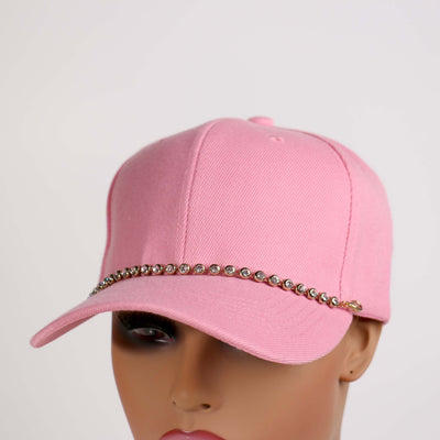 Fashion Solid Chain Hats #HT0021 - Multiple Colors (PC)