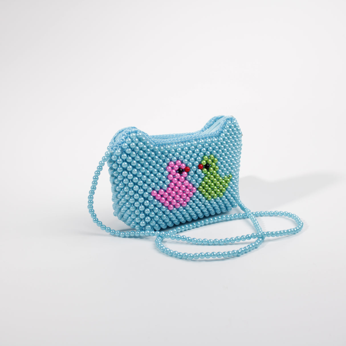 Fashion Kids Beaded Duck Bag #HUKIDS02-BL - Blue (PC)
