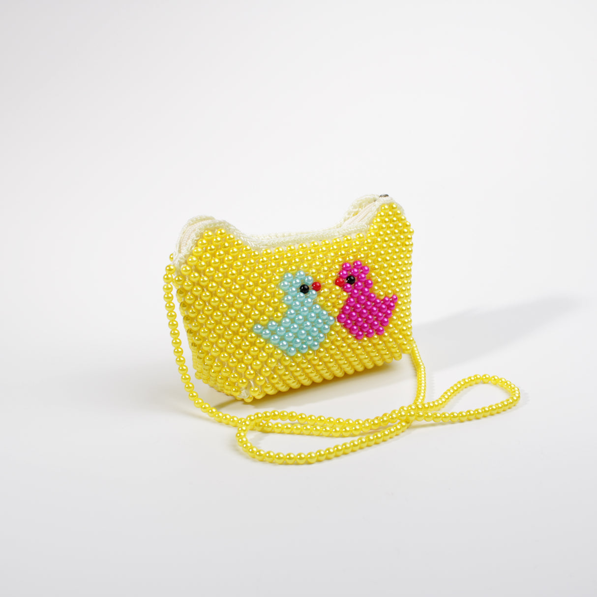 Fashion Kids Beaded Duck Bag #HUKIDS02-YL - Yellow (PC)