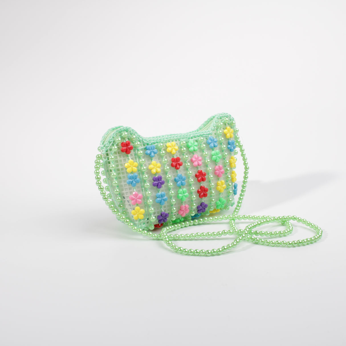 Fashion Kids Beaded Bag #HUKIDS03-GR - Green (PC)