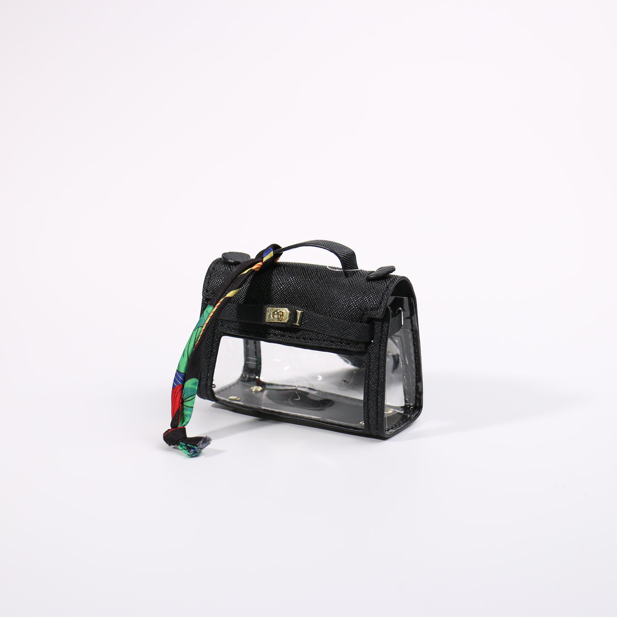 Fashion Small Keychain / Bag Charm #HXMIN01-BK - Black (PC)