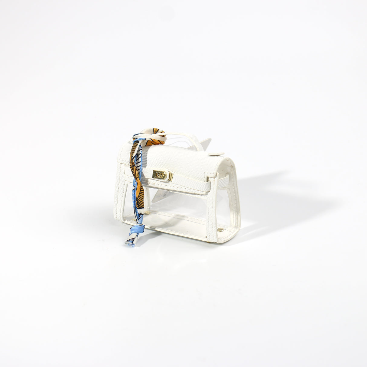 Fashion Small Keychain / Bag Charm #HXMIN01-WT - White (PC)