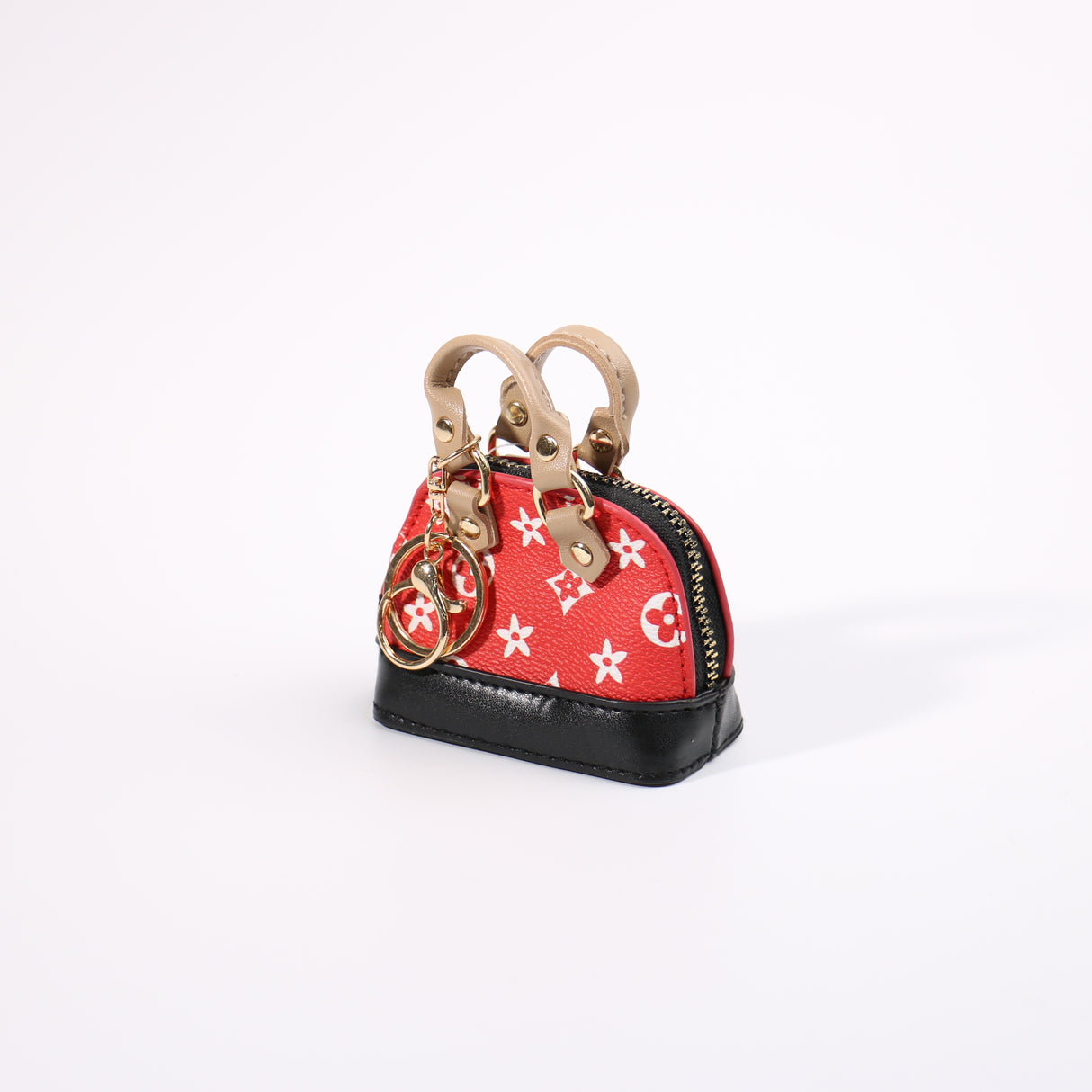 Fashion Small Keychain / Bag Charm #HXMIN03-ARD - Red (PC)