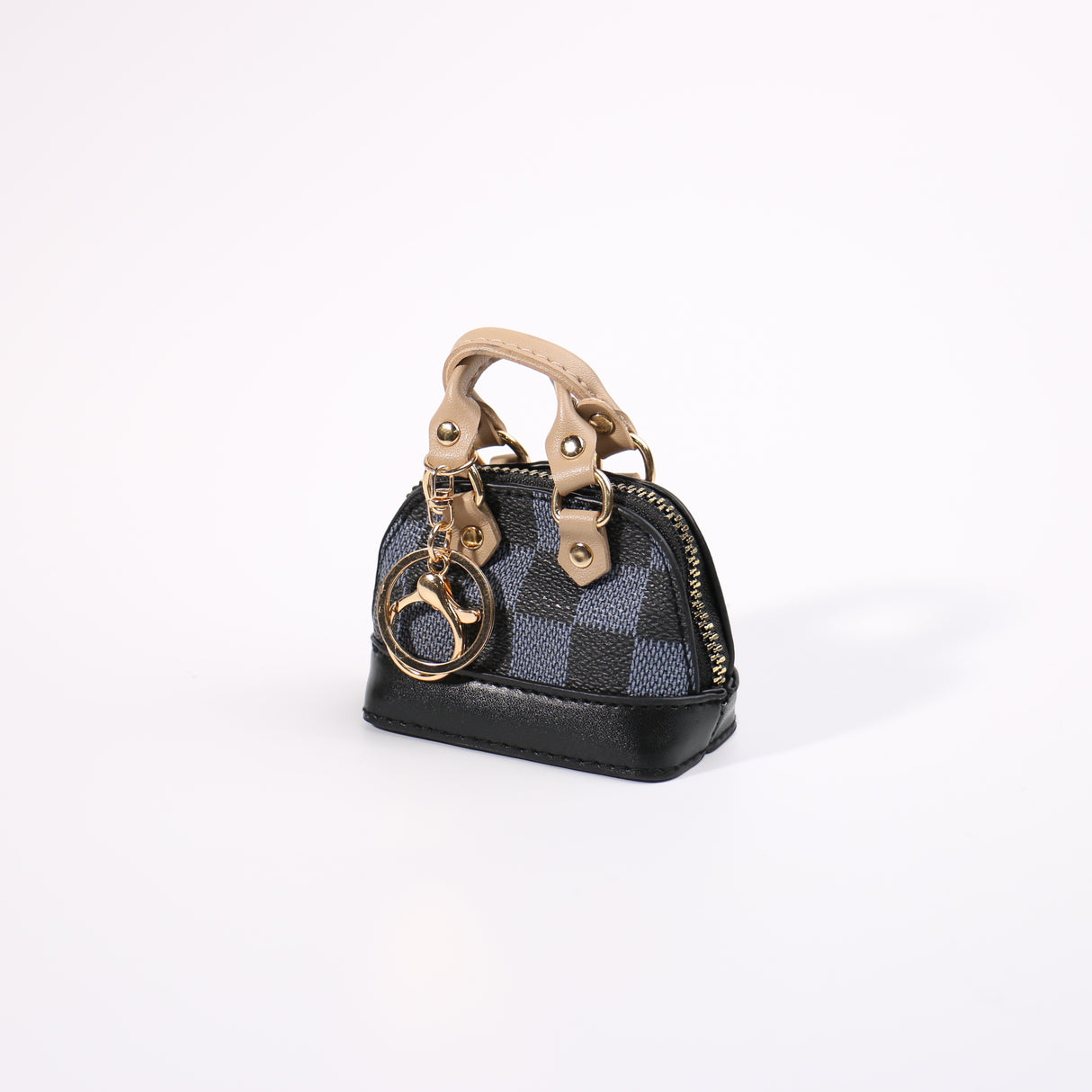 Fashion Small Keychain / Bag Charm #HXMIN03-BBK - Black (PC)