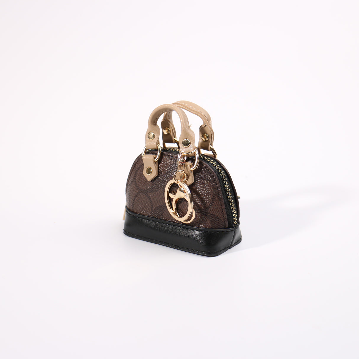 Fashion Small Keychain / Bag Charm #HXMIN03-CBR - Brown (PC)