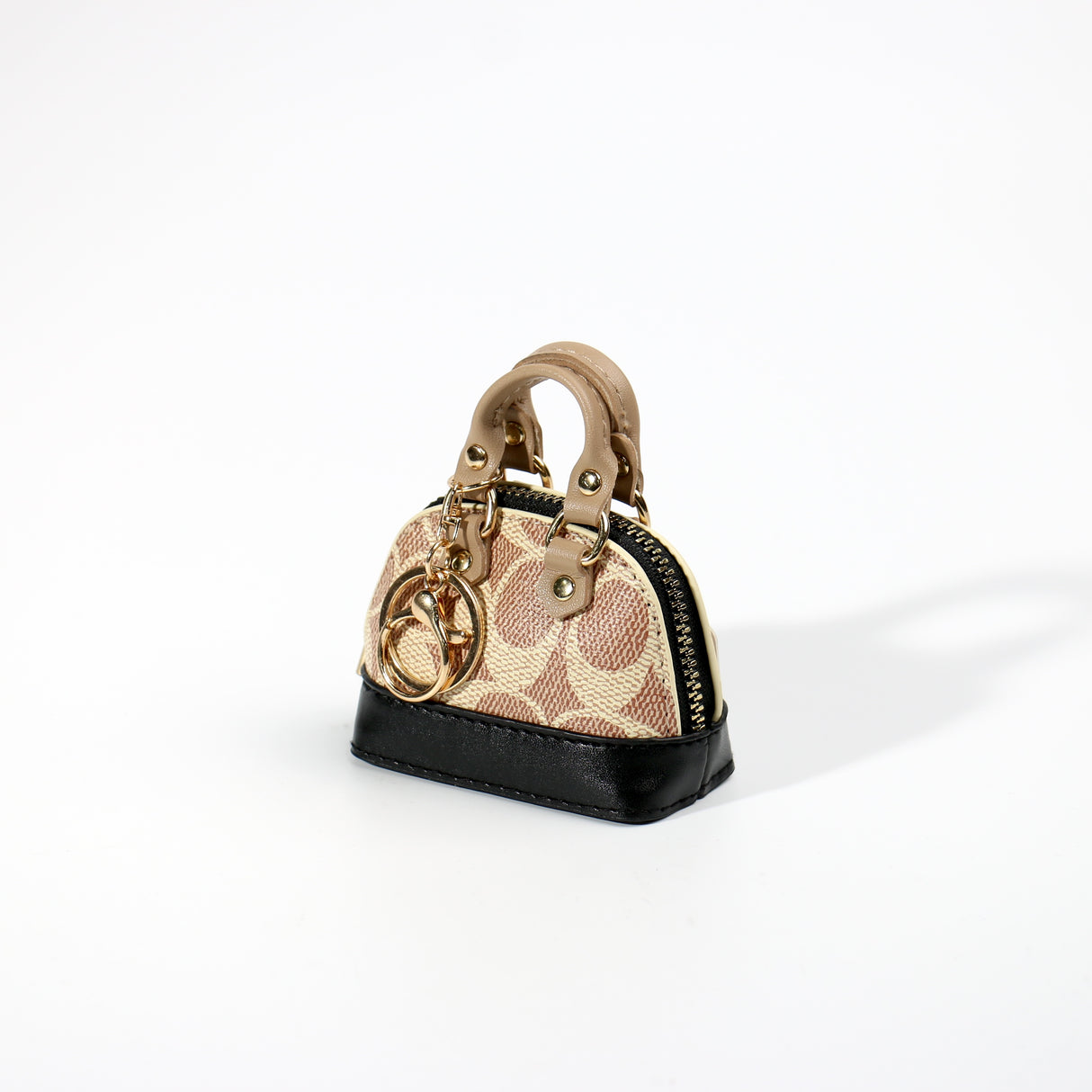 Fashion Small Keychain / Bag Charm #HXMIN03-CBG - Beige (PC)