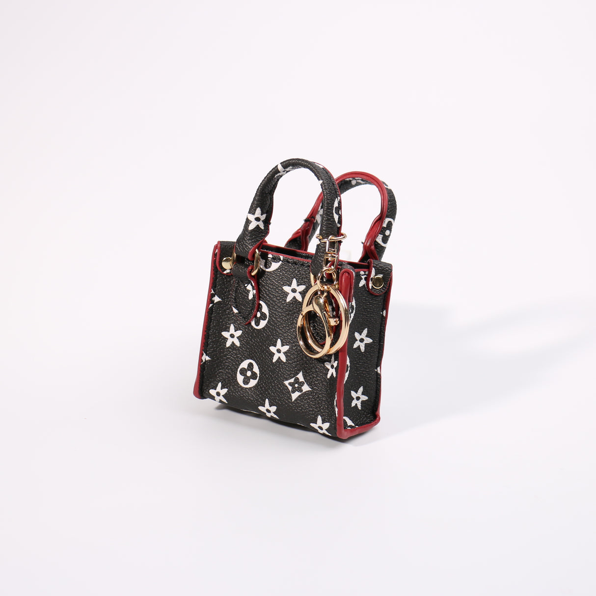 Fashion Small Keychain / Bag Charm #HXMIN04-ABK - Black (PC)