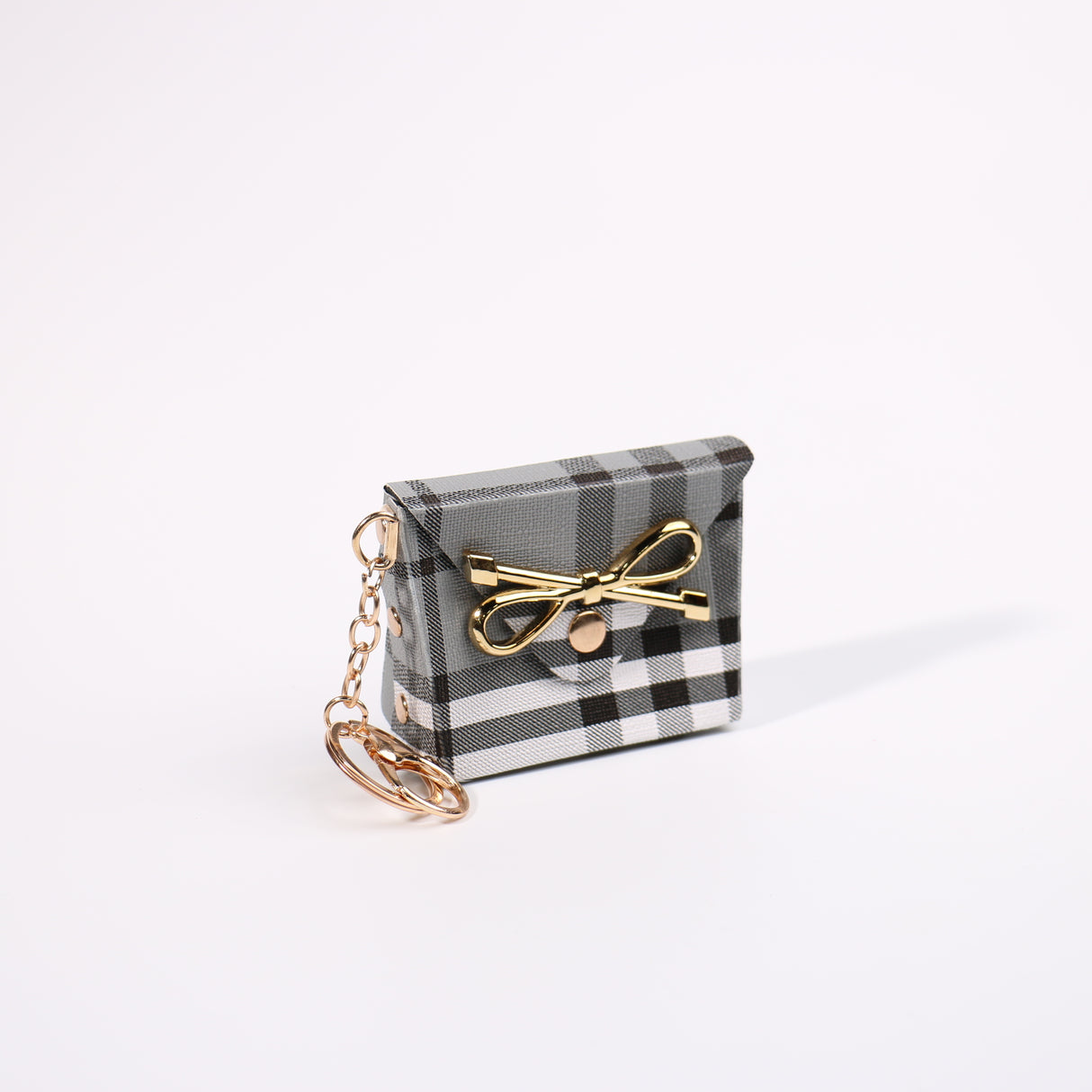 Fashion Small Keychain / Bag Charm #HXMIN05-BK - Black (PC)