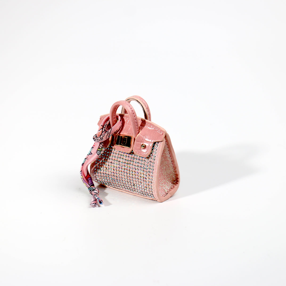 Fashion Small Keychain / Bag Charm #HXMIN08-LP - Light Pink (PC)