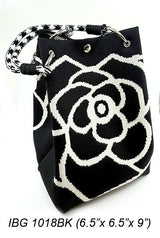 Fashion Floral Knit Bucket Bag #IBG1018 - Multiple Colors (PC)