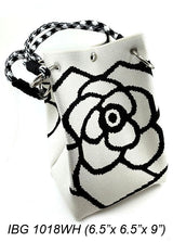 Fashion Floral Knit Bucket Bag #IBG1018 - Multiple Colors (PC)
