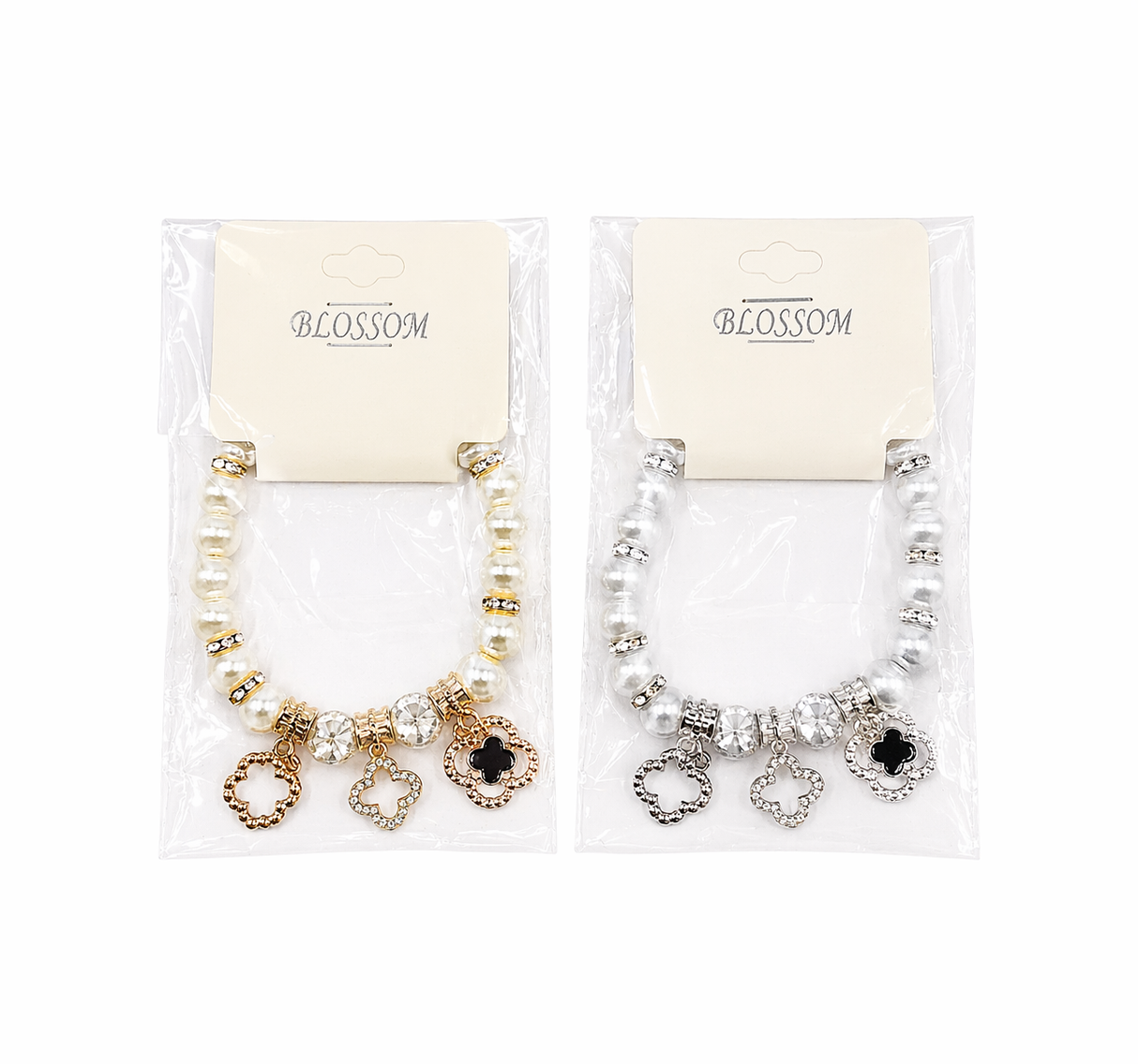 Fashion Thin Pearl Dozen Bracelet #IBR3440 (12PC)