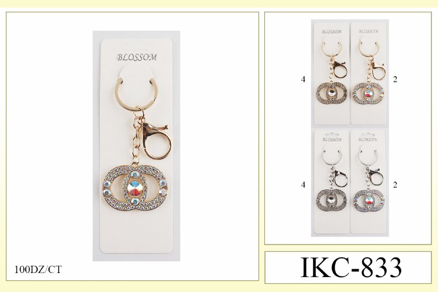 Design Keychains by the Dozen  #IKC-833 (12PC)