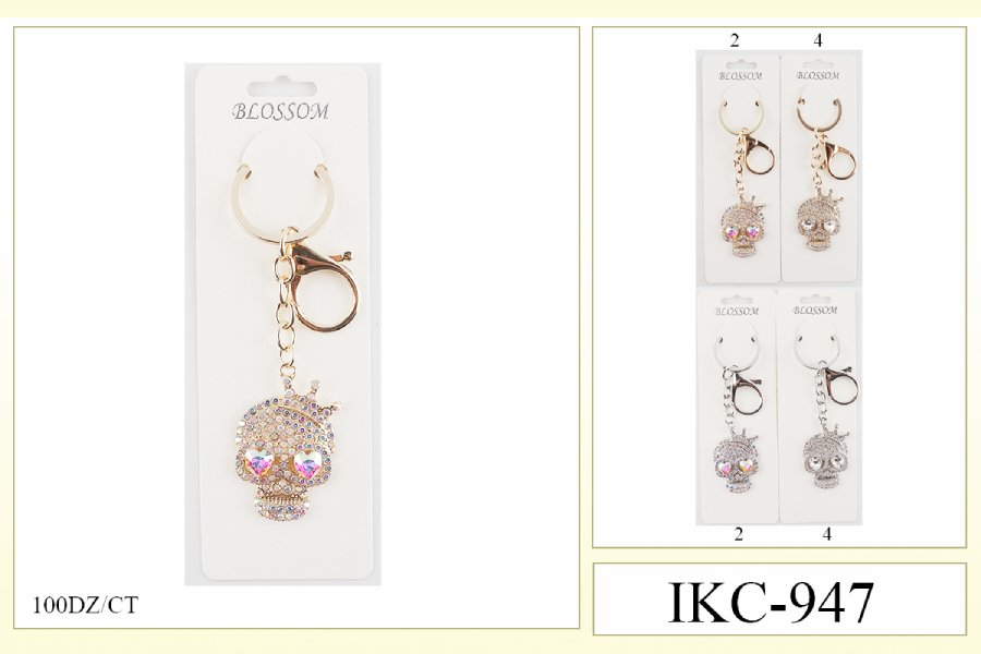 Design Keychains by the Dozen  #IKC-947 (12PC)