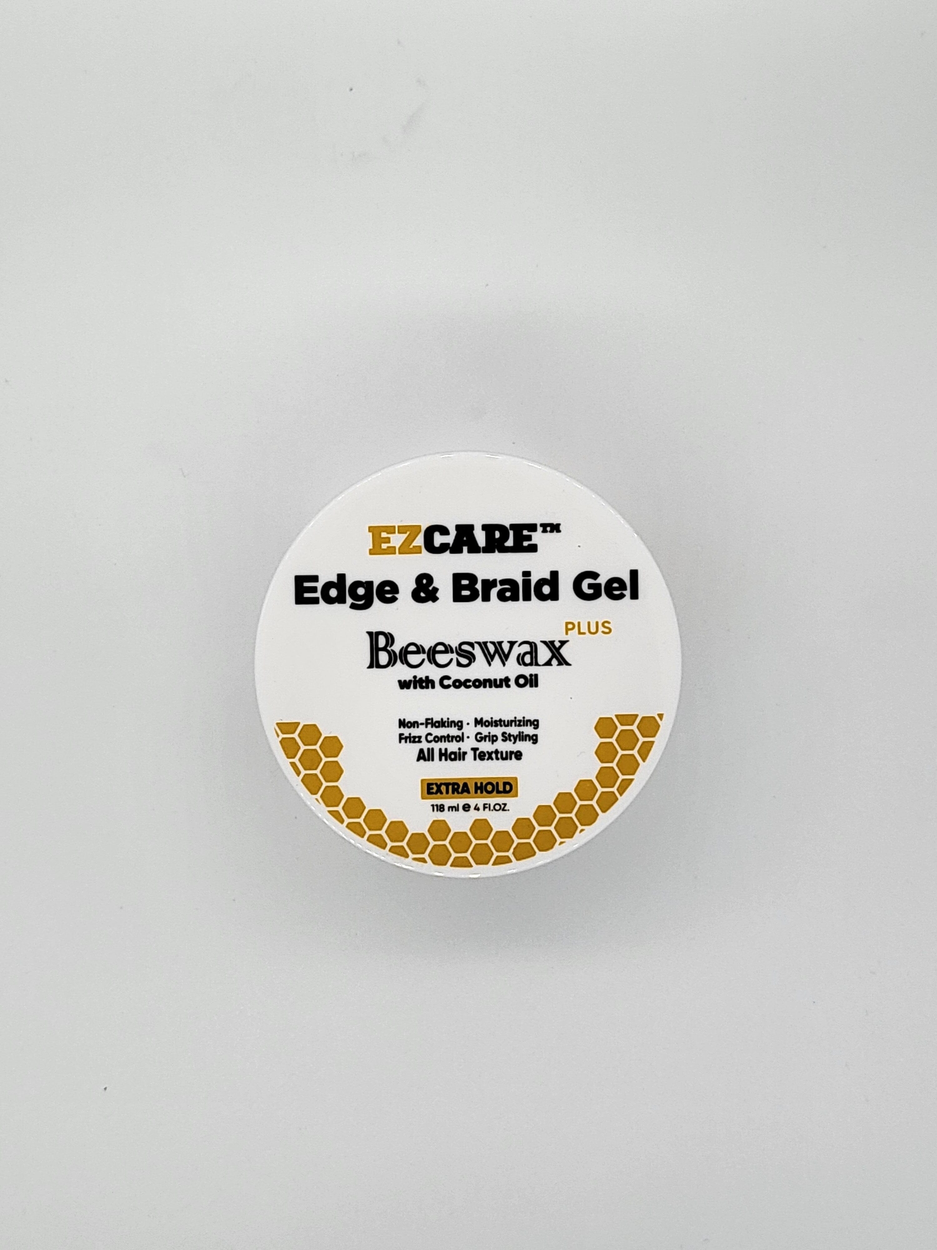 EZCARE Edge & Braid Gel Beeswax Plus w/ Coconut Oil (PC