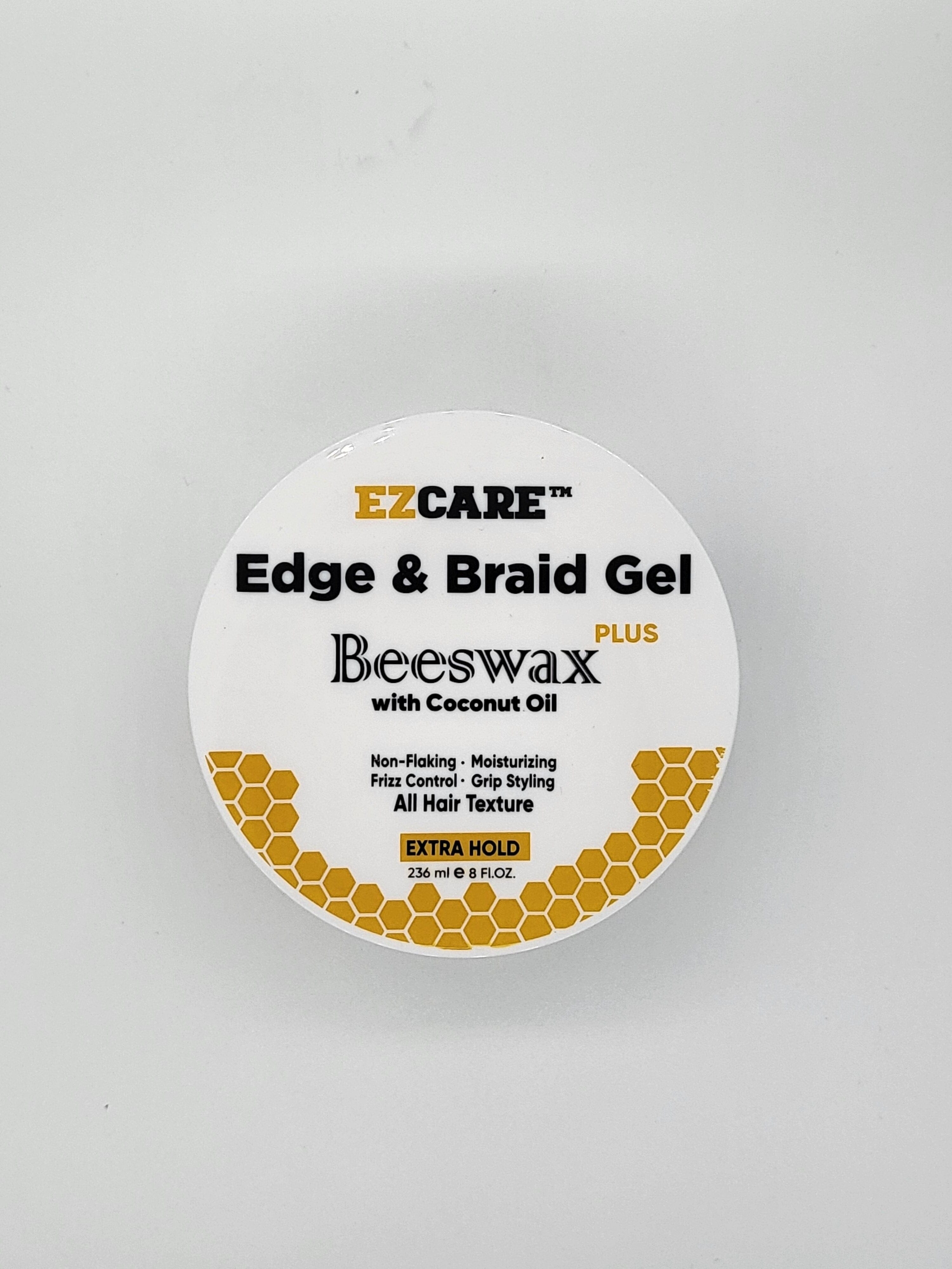 EZCARE Edge & Braid Gel Beeswax Plus w/ Coconut Oil (PC