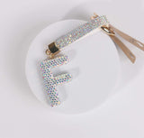 Fashion Rhinestone Initial Keychain (PC)