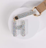 Fashion Rhinestone Initial Keychain (PC)