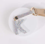 Fashion Rhinestone Initial Keychain (PC)
