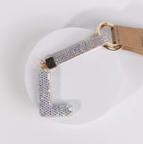 Fashion Rhinestone Initial Keychain (PC)