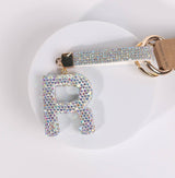 Fashion Rhinestone Initial Keychain (PC)