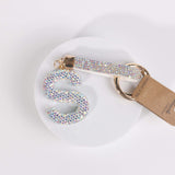 Fashion Rhinestone Initial Keychain (PC)