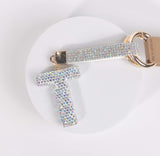 Fashion Rhinestone Initial Keychain (PC)