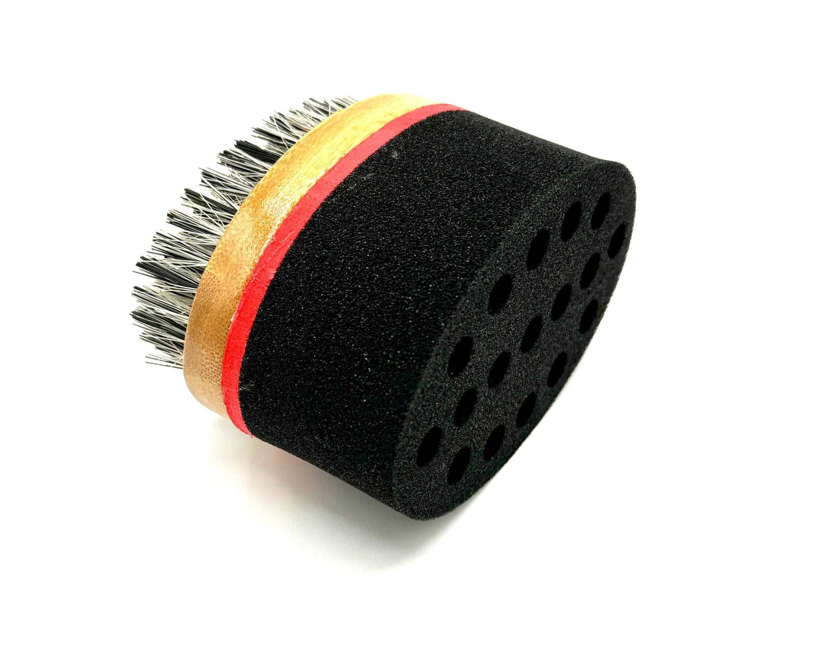 H-6048 Jumbo Two Side Spiky Twist Hair Brush Sponge With H-6048 Jumbo Two Side Spiky Twist Hair Brush Sponge With