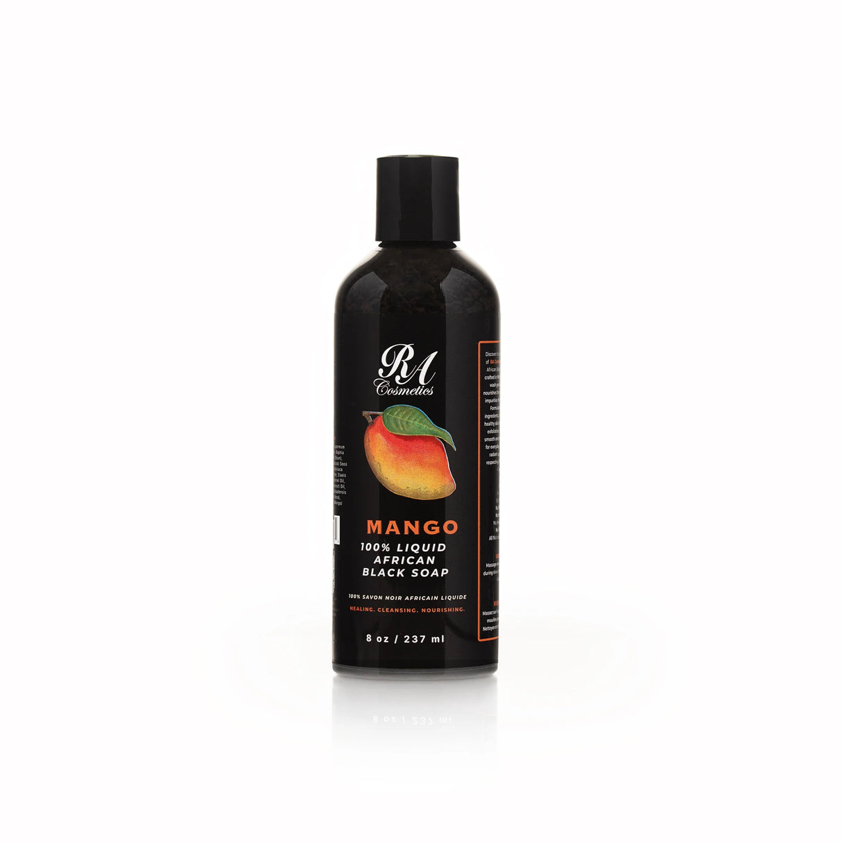 RA African Black Soap Liquid Mango 8oz (PC)