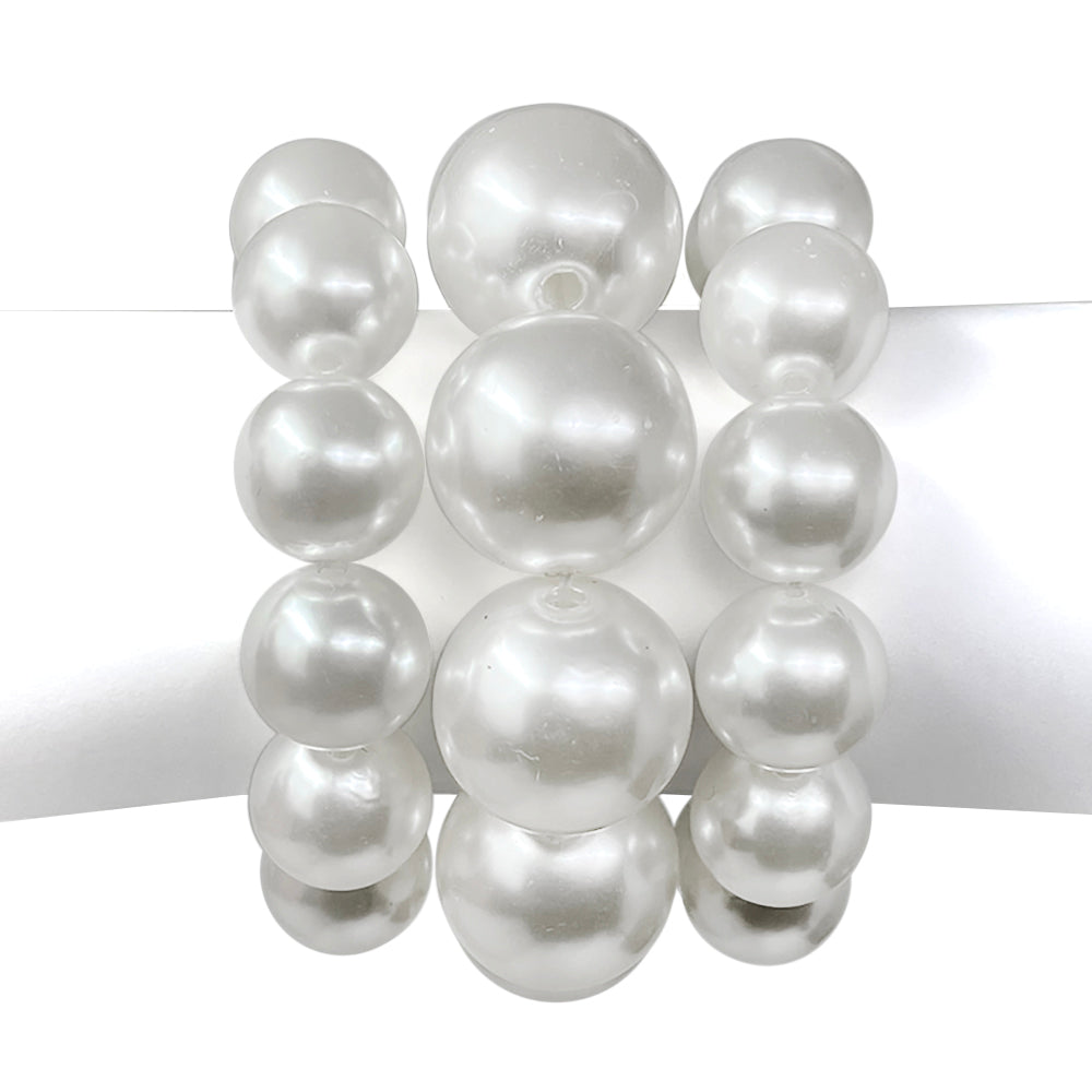Fashion Pearl Bracelet #JB10104 - Multiple Colors (PC)