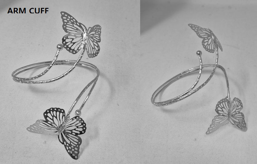 Fashion Butterfly Arm Cuff Bracelet #JB10457 - Multiple Colors (PC)