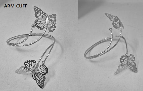 Fashion Butterfly Arm Cuff Bracelet #JB10457 - Multiple Colors (PC)