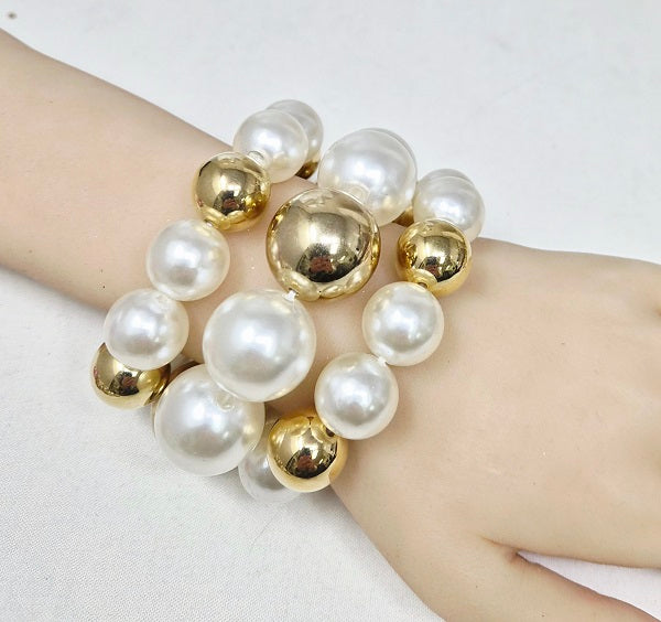 Fashion Pearl Bracelet #JB10491 (PC)