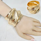 Fashion Textured Cuff Bracelet #JB10520 - Multiple Colors (PC)