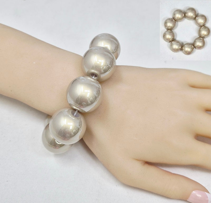 Fashion Bold Pearl Bracelet #JB11378 - Multiple Colors (PC)