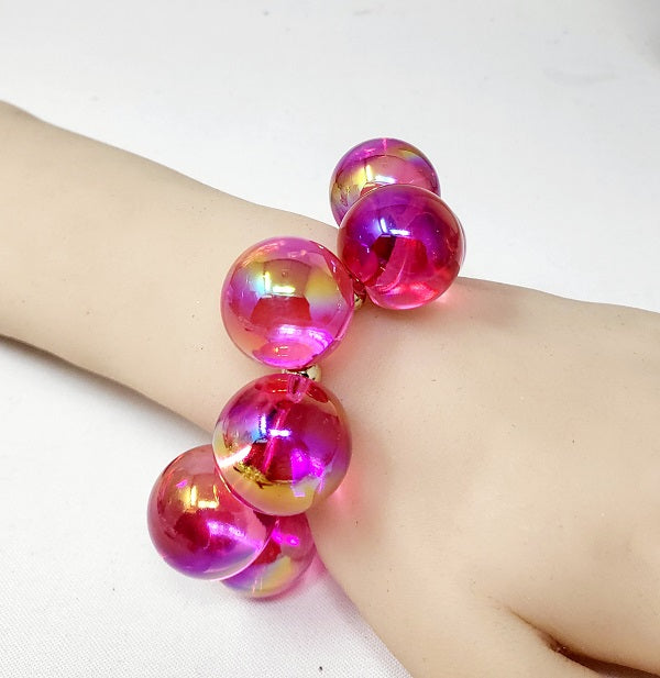 Fashion Bubble Gum Bracelet #JB20060 - Multiple Colors (PC)