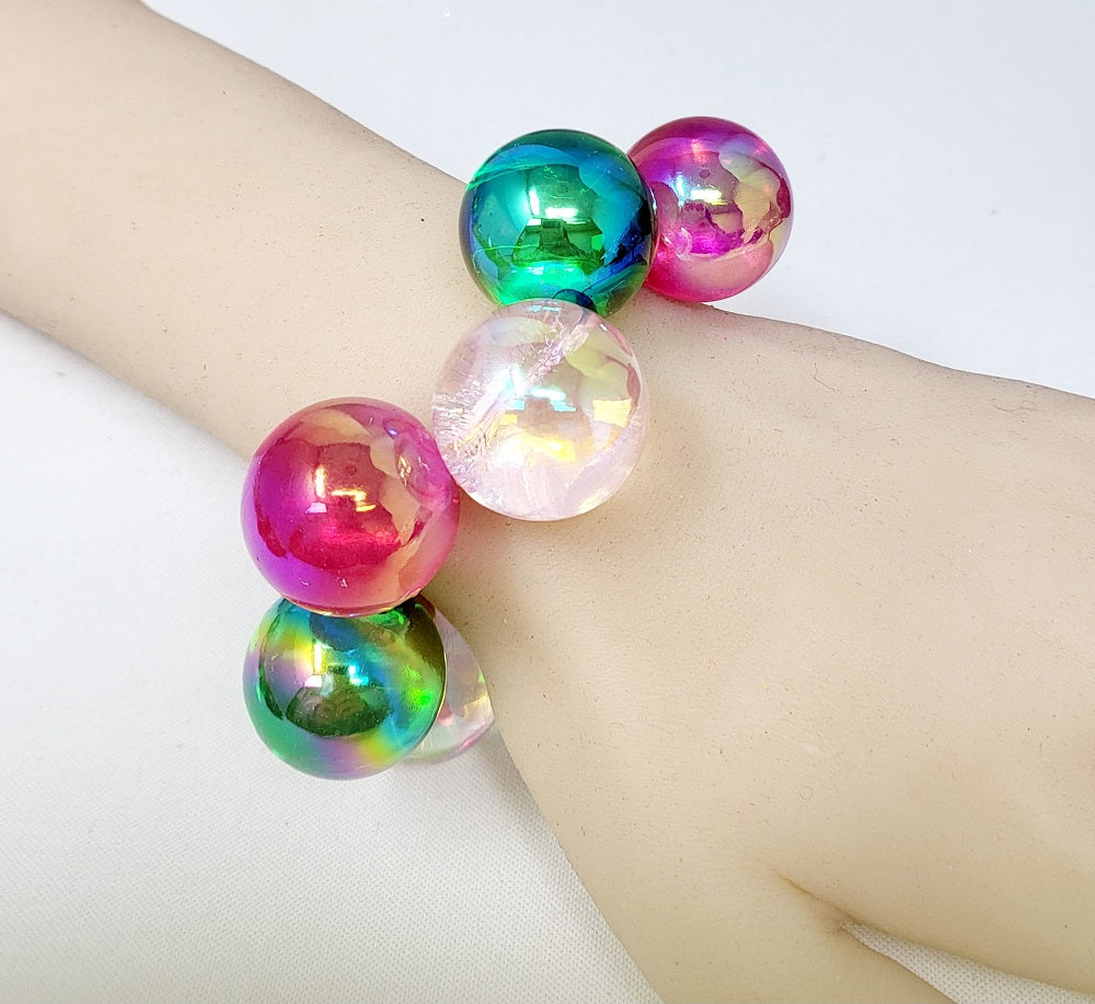 Fashion Bubble Gum Bracelet #JB20060 - Multiple Colors (PC)