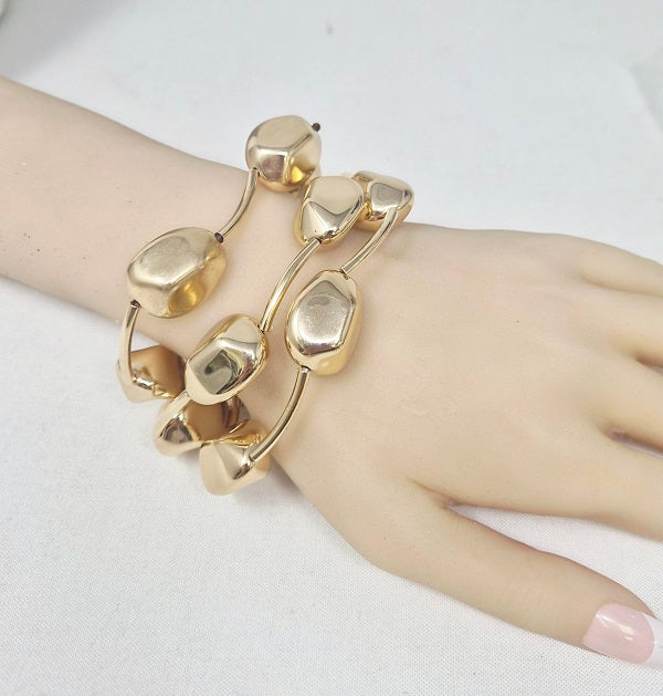 Fashion Large Bead Bracelet #JB20062 - Multiple Colors (PC)