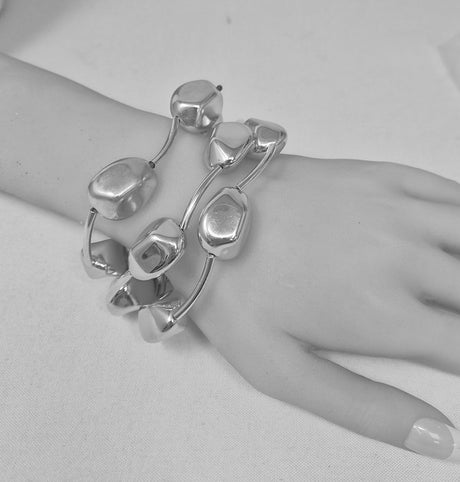 Fashion Large Bead Bracelet #JB20062 - Multiple Colors (PC)