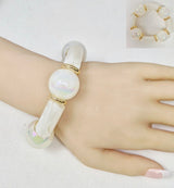 Fashion Chunky Beaded Stretch Bracelet #JB20065 - Multiple Colors (PC)