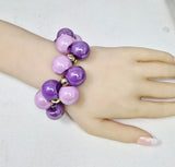Fashion Two-Tone Bubble Bead Bracelet #JB20070 - Multiple Colors (PC)