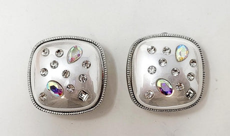 Fashion Rhinestone Stud Earrings #JE10123 - Multiple Colors (PC)