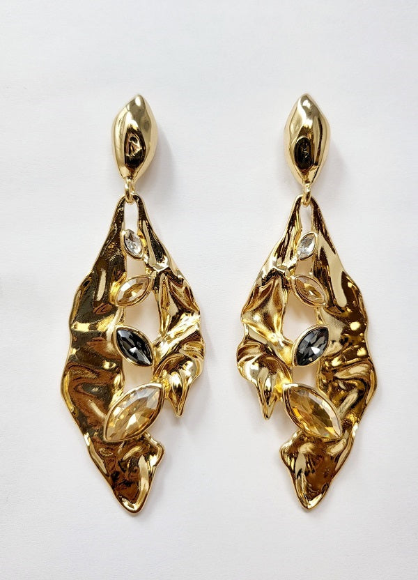 Fashion Design Earrings #JE10197GMT (PC)