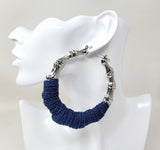 Fashion Bamboo Jean Hoop Earrings #JE10424 - Multiple Colors (PC)
