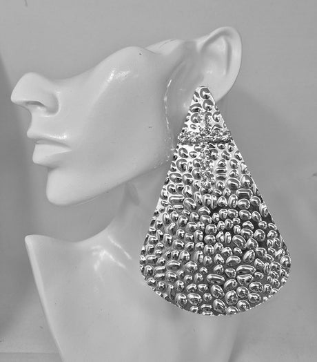 Fashion Rhinestone Cross Earrings #JE10450 - Multiple Colors (PC)