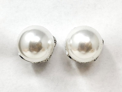 Fashion Large Pearl Earrings #JE11002 - Multiple Colors (PC)